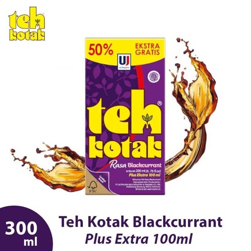 

ULTRA TEH KOTAK Blackcurrant 200 ml