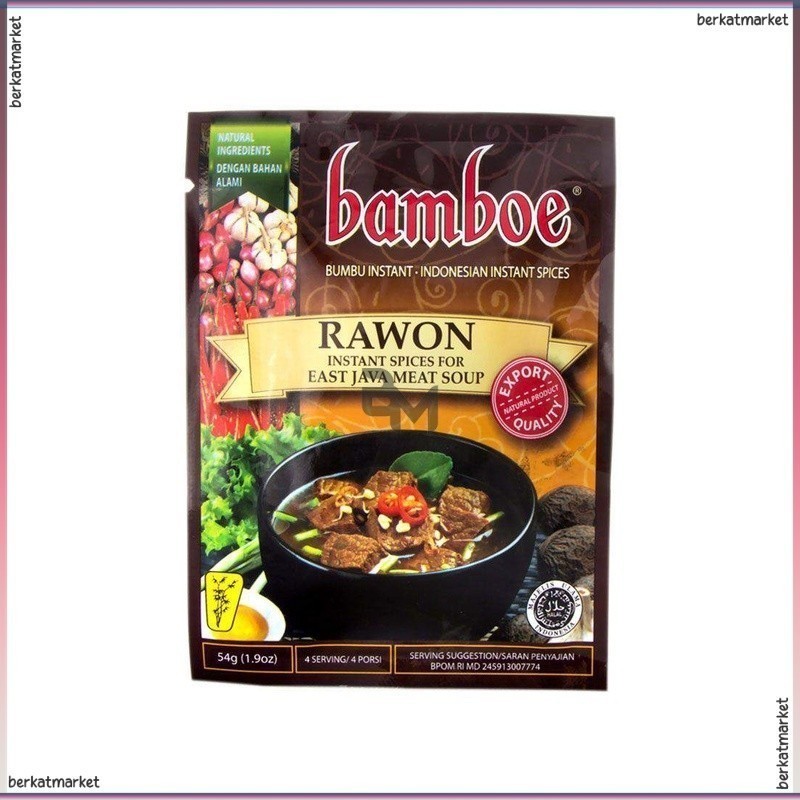 

BUMBU RAWON BAMBOE BUMBU INSTANT RAWON 54G