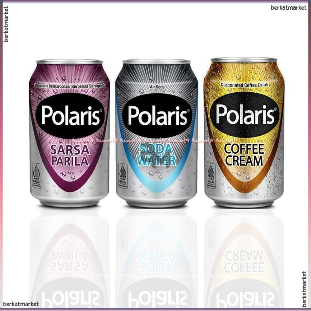 

Polaris Soda Water Air Sparkling Tawar Coffee Cream Sarsaparila Can Kaleng 330ml 1500ml 1kg Kalengan R Isi Per 1 2 5 30 24 10 20pcs Pcs Dus Karton Kartonan