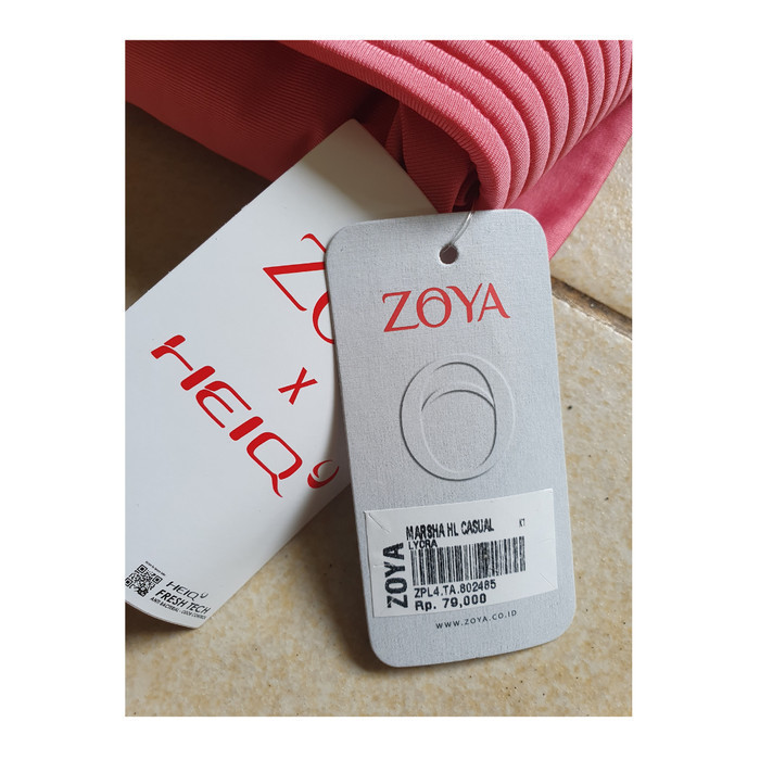 promo ✨ -Jilbab Insant /Hijab Instan Bergo Polos zoya Marsha HL casual Ori - Maroon 32