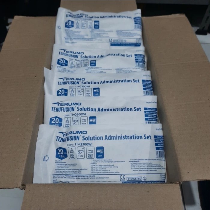 Infus Set Dewasa Terumo / Infus Set Anak Selang Infus Infusion Set Infuset - DEWASA