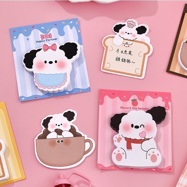 

FUNFINDS - Sticky Notes Memo animal doggy mini Memo tempel food lucu S-SN016