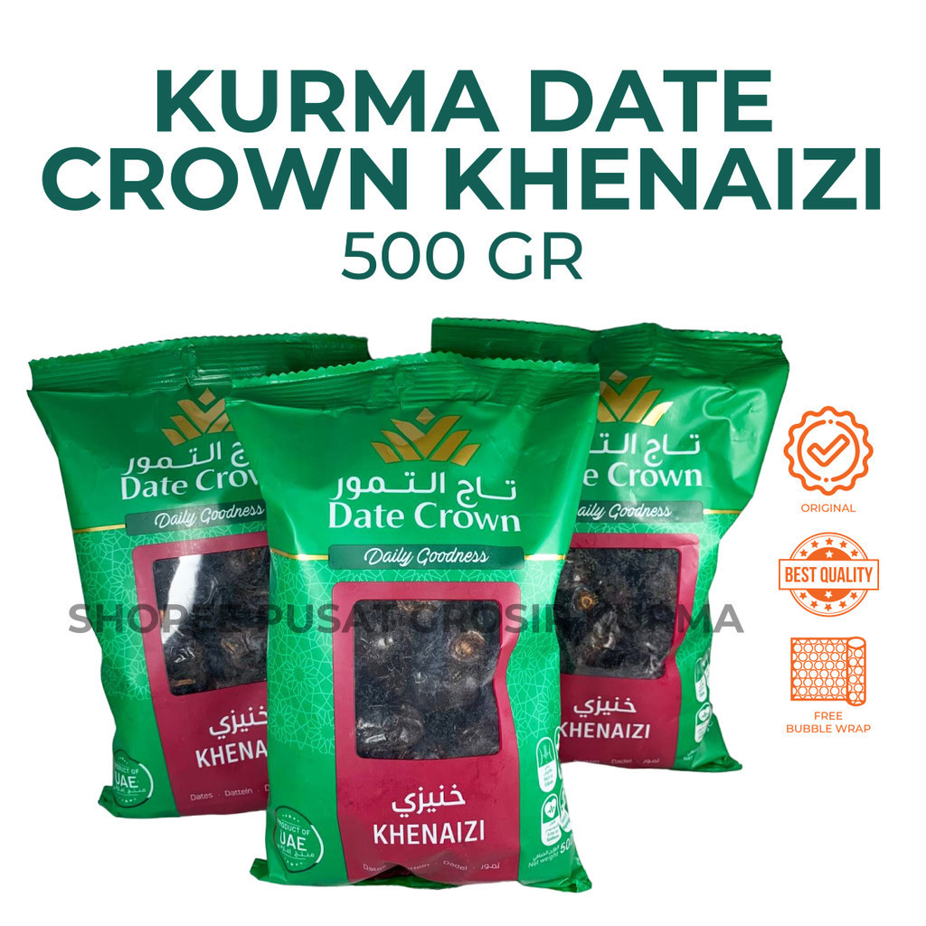 

KURMA DATE CROWN 500gr KHENAIZI PREMIUM ORIGINAL