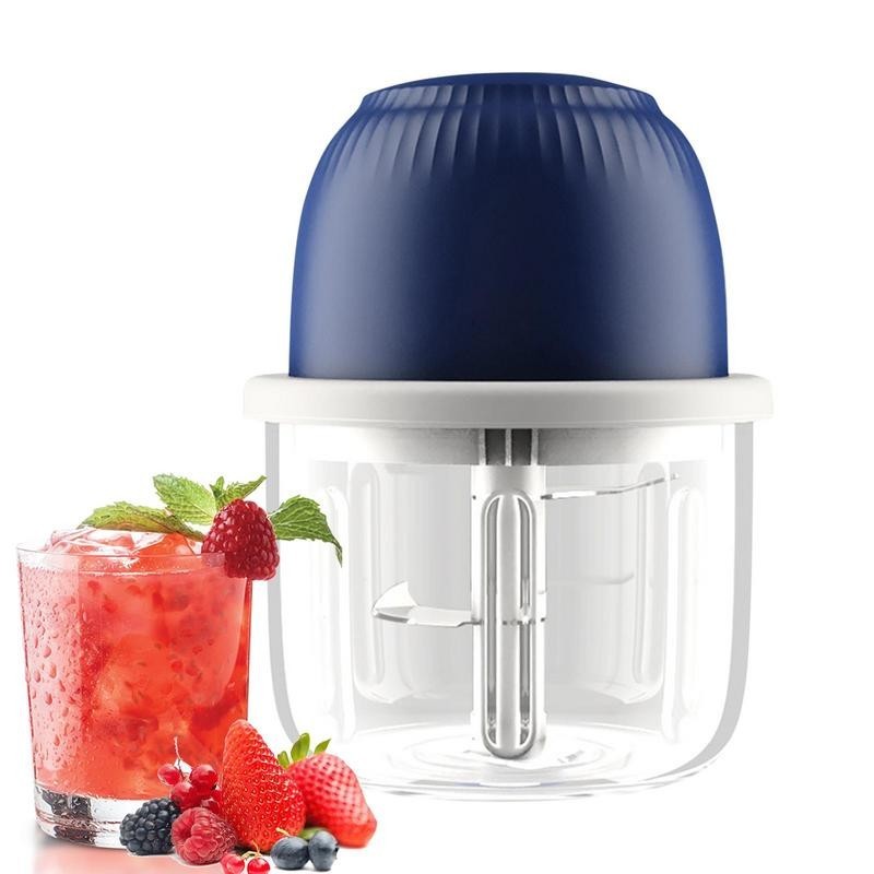 Electric Garlic Chopper 350ml Wireless Mini Food Chopper Electric Food Chopper USB Rechargeable Mini