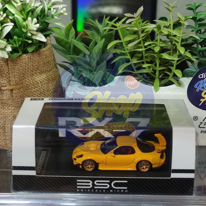 BSC Mazda RX-7 FD3S RE Amemiya Yellow  (Initial-D Keisuke Takahashi)