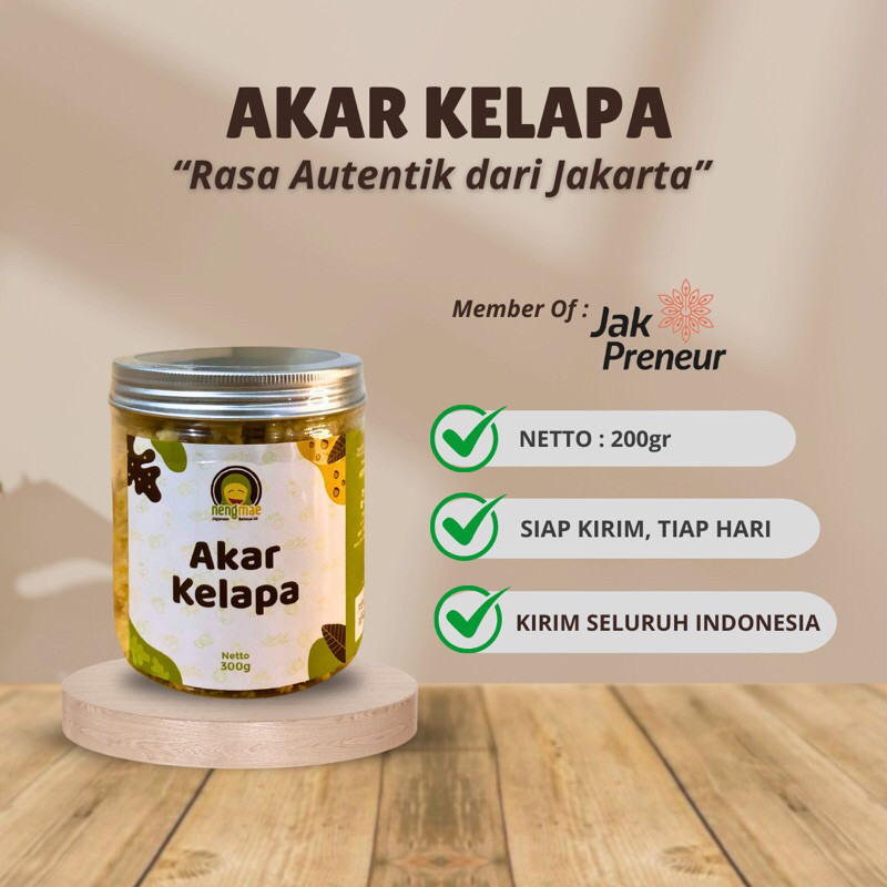 

FAHEL STORE Akar Kelapa Toples Kecil Oleh Oleh Khas Jakarta |