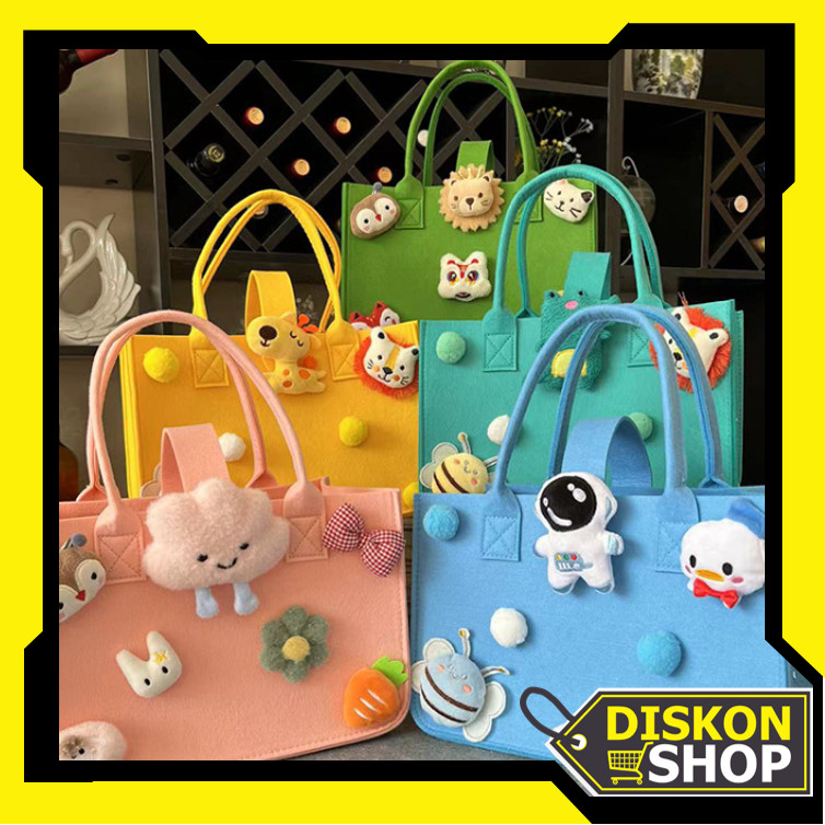 

Diskon Shop - T6328 Souvenir Bag Birthday / Tas Kartun Lucu untuk Anak