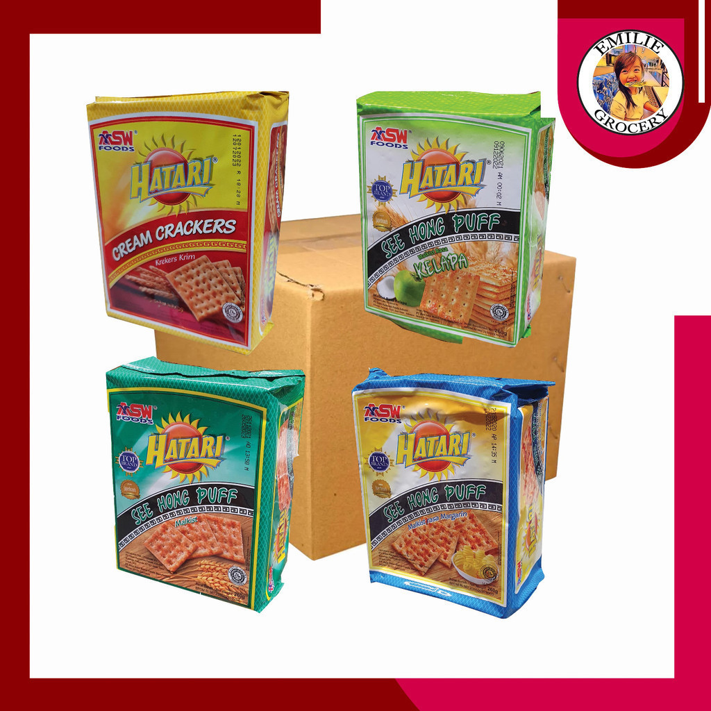 

Hatari Biskuit See Hong Puff Malkist Manis Cream Crackers Margarine Kelapa 245gram 245 gram