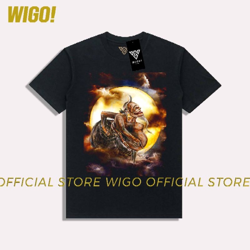 [trendy] DJVNS T-shirt Baju Kaos Lukisan Eyang Semar 100% Cotton Combed Lengan Pendekpopuler unisex 