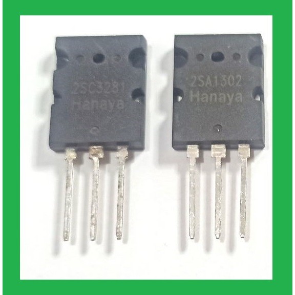 Qty 2 Pcs atau sepasang A1302 C3281 2SA1302 2SC3281 Hanaya original