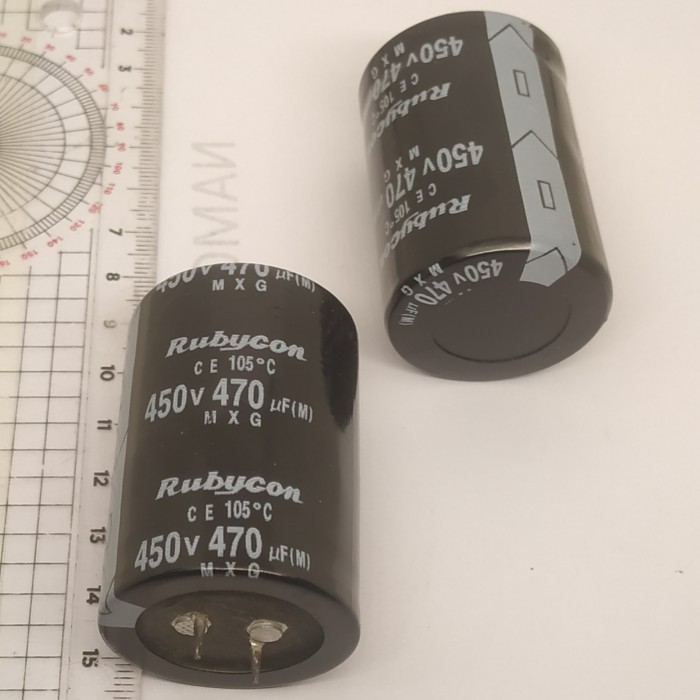 Elco 470uf 450v / Kapasitor Elco 470uf 450v / Elco 470 - 450V Rucycan -AD87