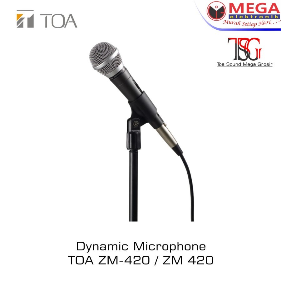 DYNAMIC MICROPHONE TOA ZM-420 / ZM 420