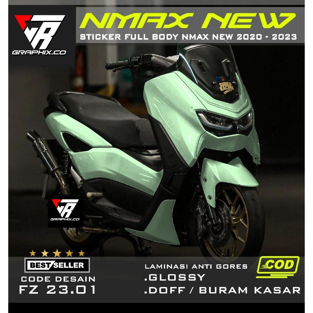 Decal nmax new fullbody polos - Sticker nmax new full body 2020 2021 2022 2023 terbaru terlaris