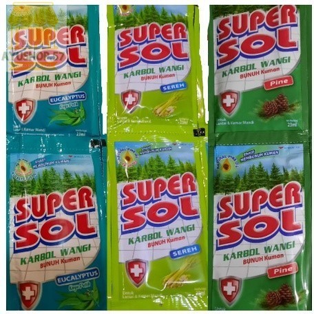 

Super SOL Pembersih Lantai [12 sachet] - Pine - AYUSHOP57