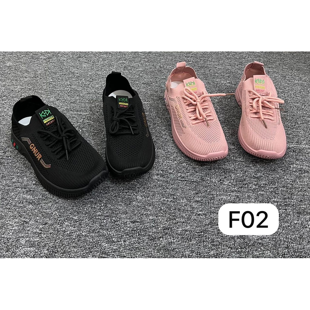 CF F02 Sepatu Karet ABCDEF Fashion Xiuxian GNUR Wanita Shoes Casual With Box Bisa Cod
