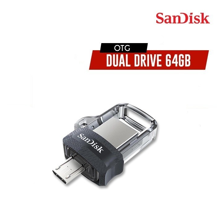 SANDISK Flashdisk OTG 64GB Dual Drive 100% original