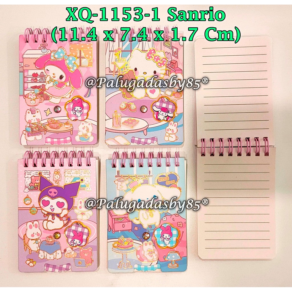 

(1 Biji) Buku Spiral Sanrio 78 Lembar 11.4 x 7.4 x 1.7 Cm / Spiral Book GXIMP XQ-1153-1 Sanrio