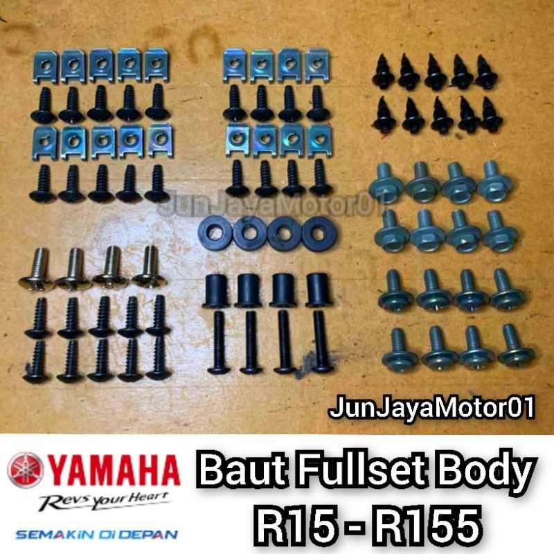 Baud - Baut Full Set Body Bodi Yamaha R15