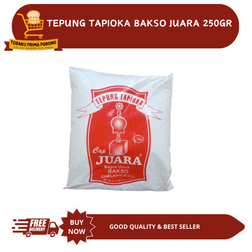 

TEPUNG TAPIOKA BAKSO JUARA 250 GR