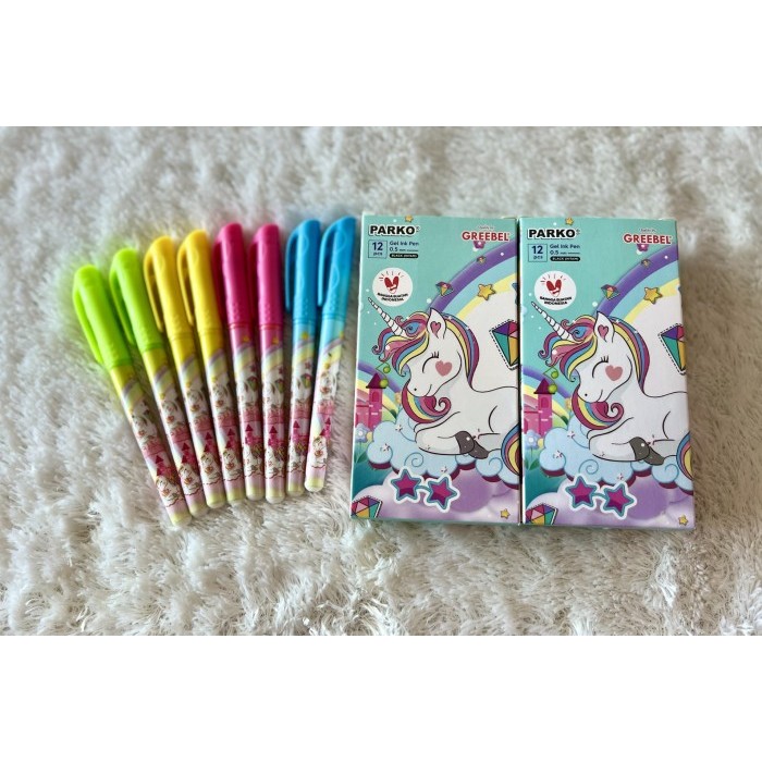 

PEN GREEBEL PARKO MOTIF UNICORN GP-003