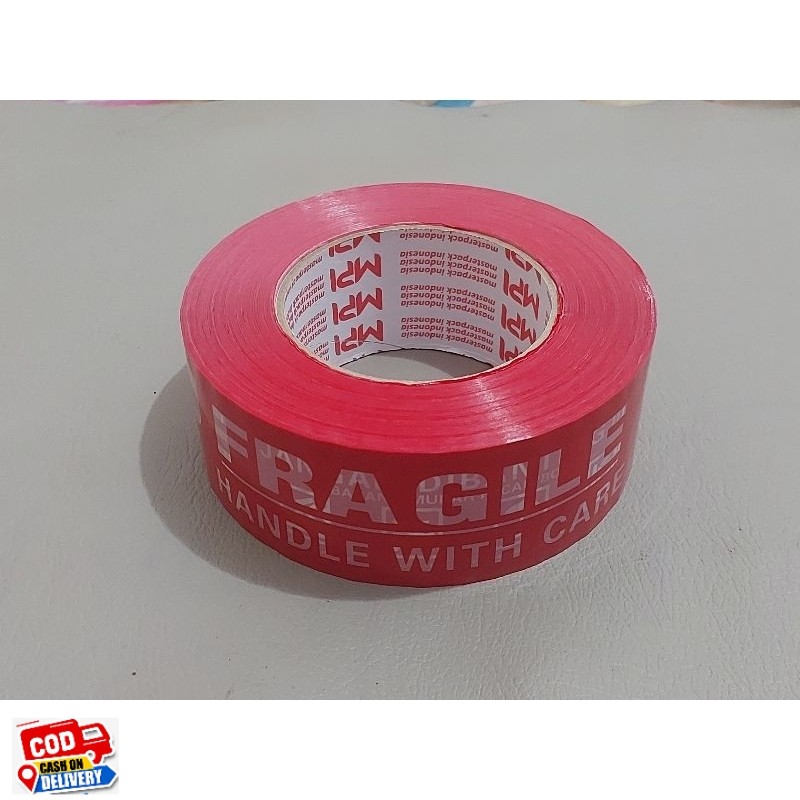 

Lakban Jumbo MPI Fragile Merah 48 MM x 300 Yard Isolasi Master Pack Indonesia Unboxing Handle With Care Jangan DiBanting 48MM x 300Yard 300Y 2 Inch X 300 Yard 2Inch