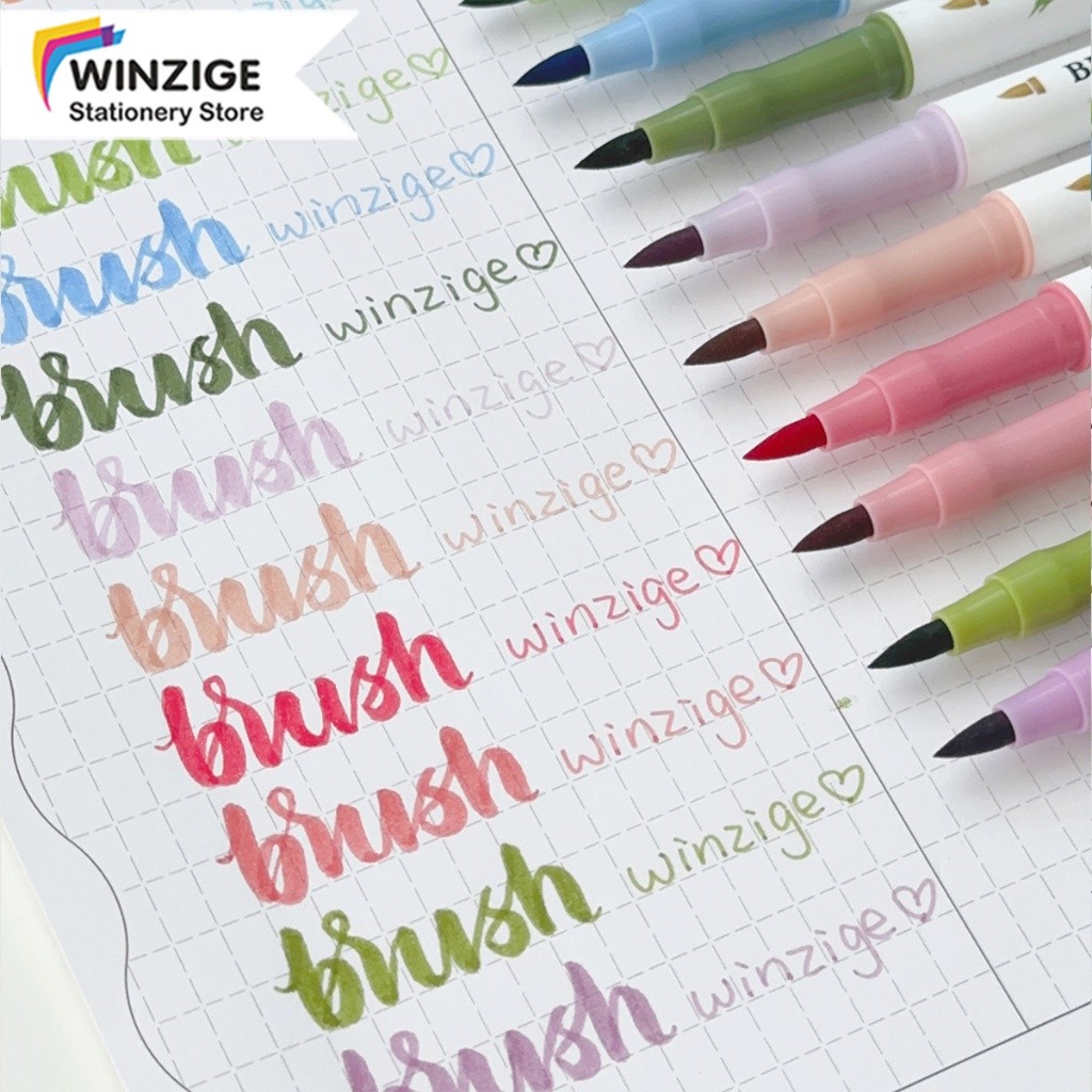 

Winzige 4Pcs Brush Pen Set Calligraphy Soft Brush Pen Dual Tip Lettering Aesthetic Vintage Warna Warni Brush Marker Pena Kuas Warna Pulpen Pena Kaligrafi Coloring Markers