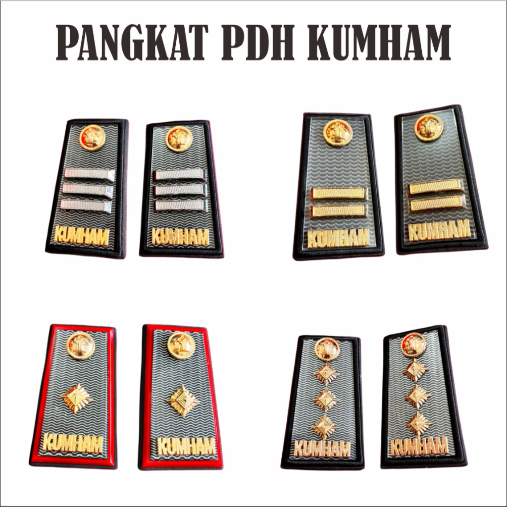 AULIA PANGKAT PDH MIKA BORDIR LOGAM KUMHAM GOLONGAN 2A 2B 2C 2D 3A 3B 3C 3D 4A 4B  KEMENKUMHAM