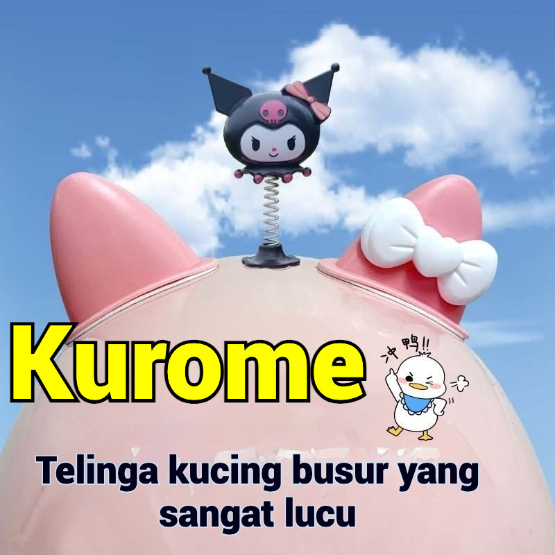 Hiasan Telinga Kucing Mobil Listrik Kuping Helm Kucing Helm Dekoratif Kucing Ornament Dekorasi