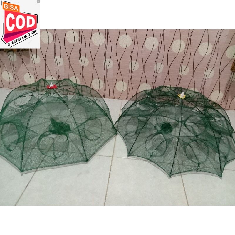 PAYUNG BUBU JARING/JEBAKAN IKAN PERANGKAP UDANG/KEPITING