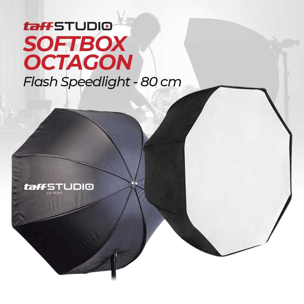 

TaffSTUDIO Payung Octagon Softbox Flash Speedlight 80 cm - LD-TZ207