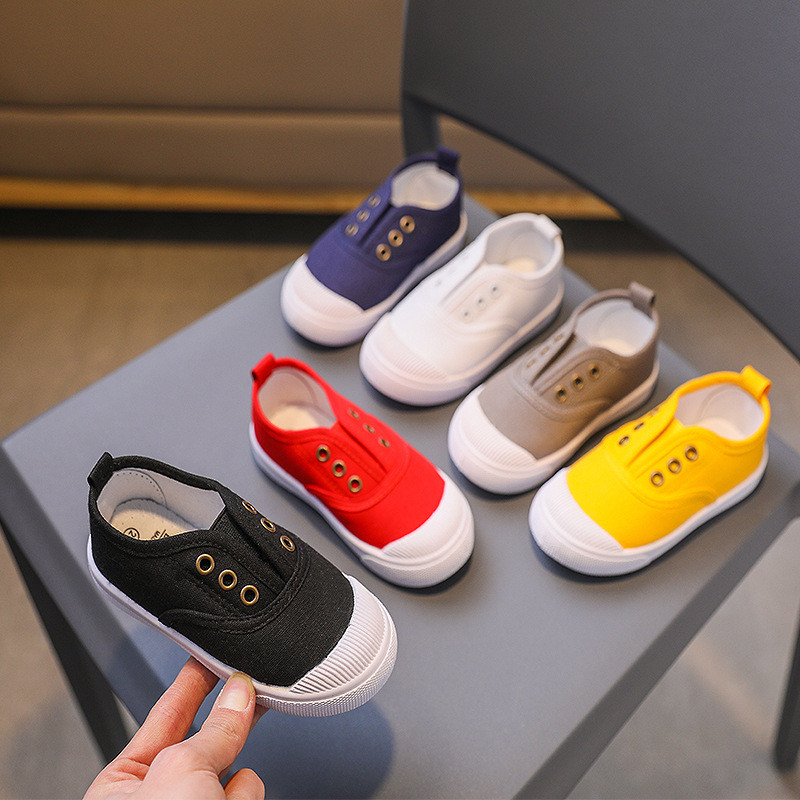 

2023 New Spring Autumn Kids Shoes for Boys Girls Canvas Shoes Fashion Children Casual Canvas Sneakers Soft Boys Girls Sneakers