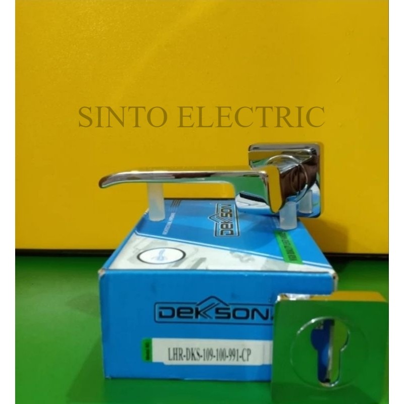 DEKSON Handle Pintu Dekson LHR 9991 CP Lever Handle Pintu Kayu, Kunci Pisah