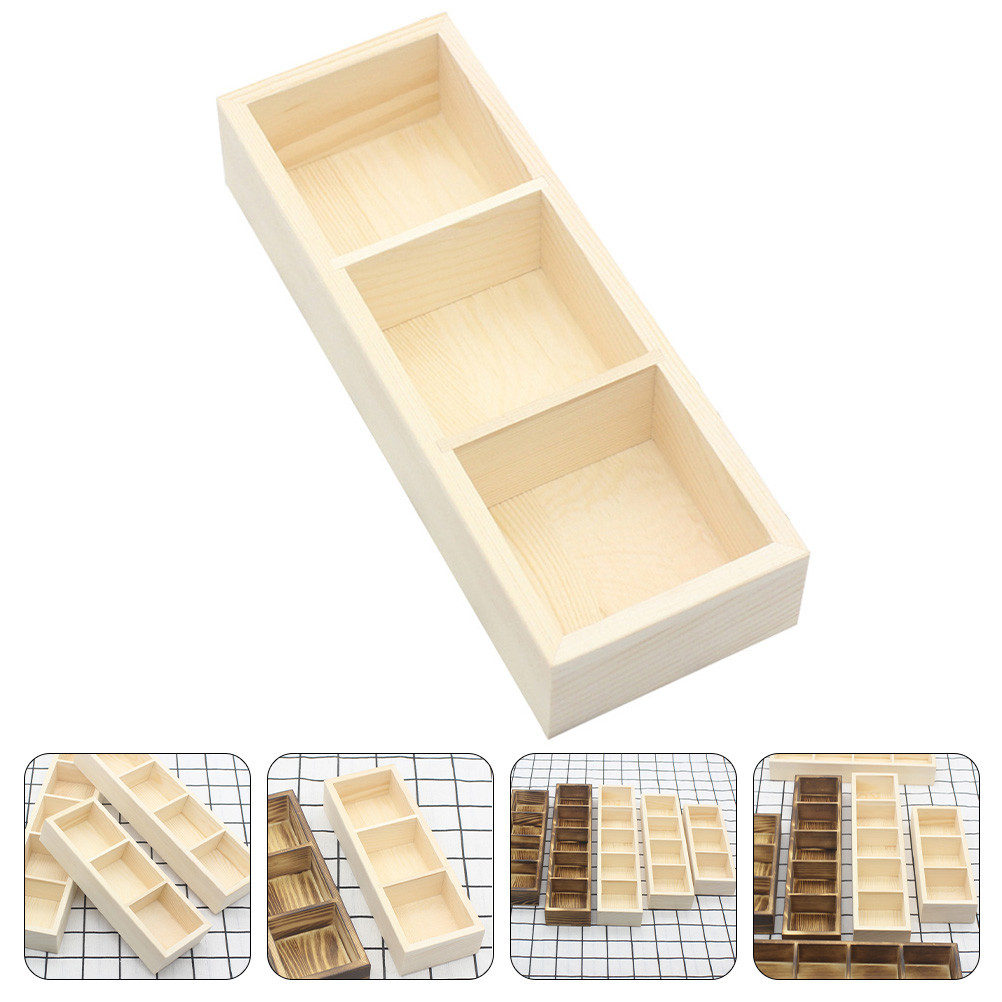

Wooden Cabinet Storage Box Tea Bag Organizer Counter Containers Bags Drawer Coffee Office