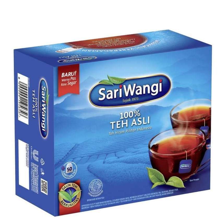 

Teh Celup Sariwangi Teh Asli 50 Kantong