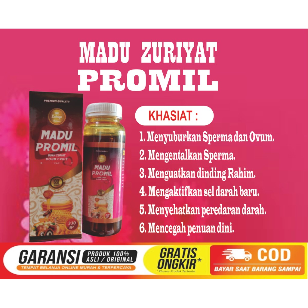 

MURAH! 1BOTOL MADU ZURIAT Promil Labiqa 330gr Original