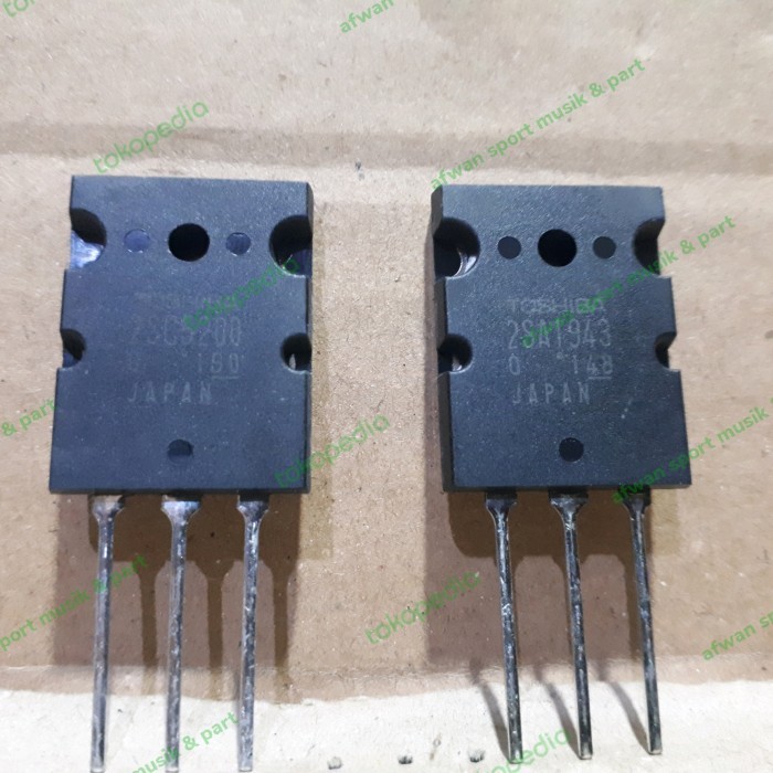 Transistor 2SA 1943/2SC 5200 set original Japan