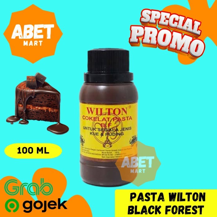 

Wilton Cokelat Pasta Black Forest 100Gr - 100 G Perasa Pewarna Makanan Kue Roti Puding Pak Pcs