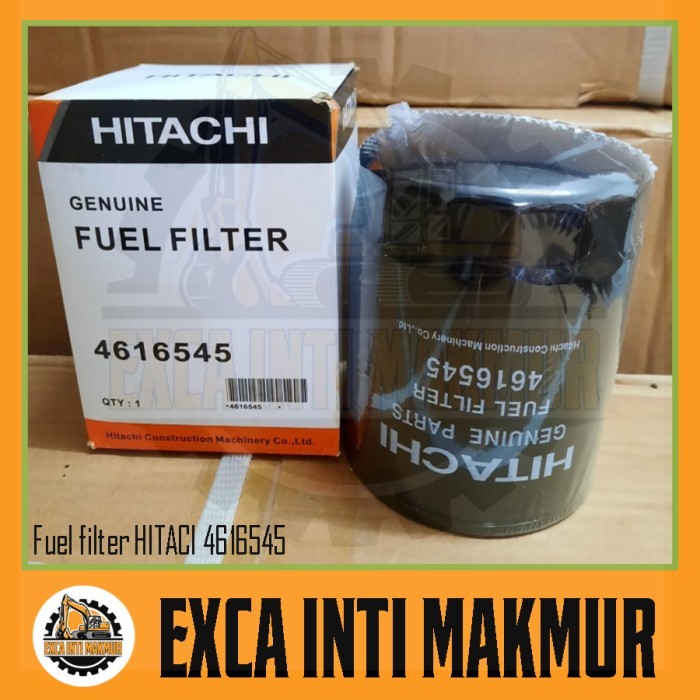 Fuel filter 4616545 Hitachi Filter Solar Atas Hitachi 4616545 Sparepart Alat Berat Excavator