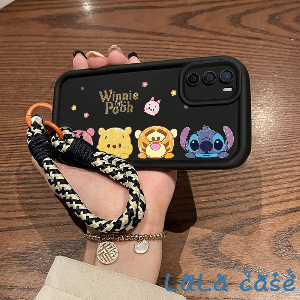 【Ready delivery】Casing ponsel OPPO Kartun empat probe  untuk OPPO A15 A16 A17 Casing Ponsel LucuA3s 