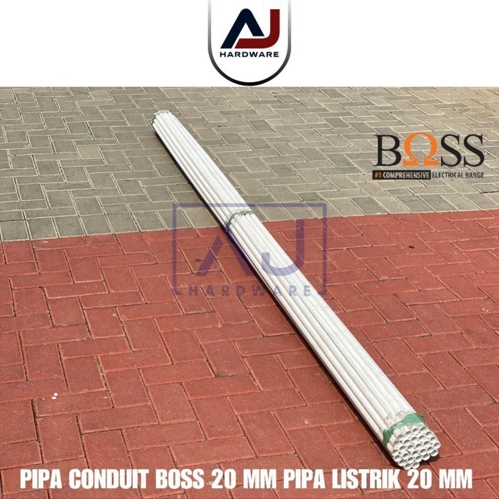 Boss Pipa Conduit 20mm Putih Pipa Listrik 20 mm Pipa Kabel PVC Pipa Clipsal