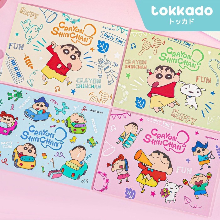 

TOKKADO Shinchan Drawing Book Buku Gambar A4 Painting Sketch Crayon Shincan Lucu