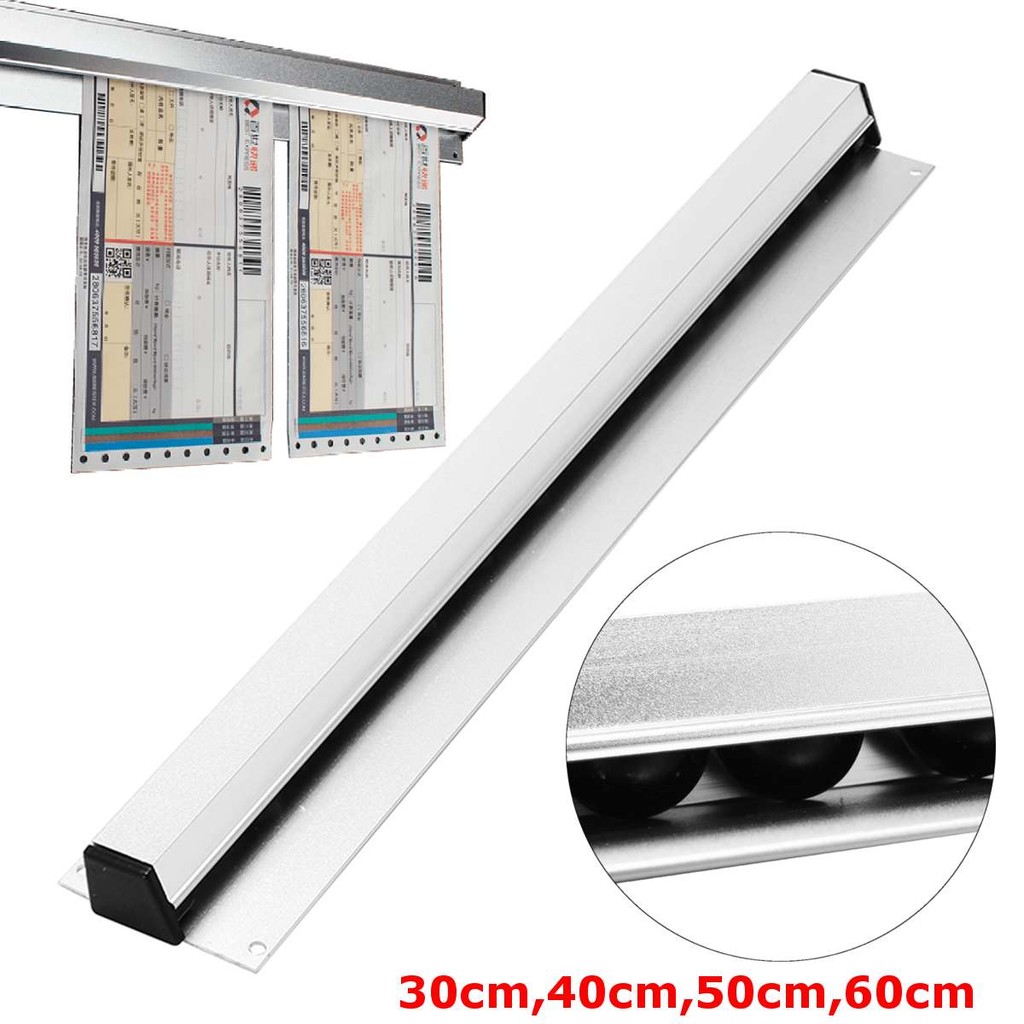 Bill Menu Clamp Kitchen Order Holder Aluminum Alloy Wall Mountable Tab Order Grabber Bill Ticket Rac