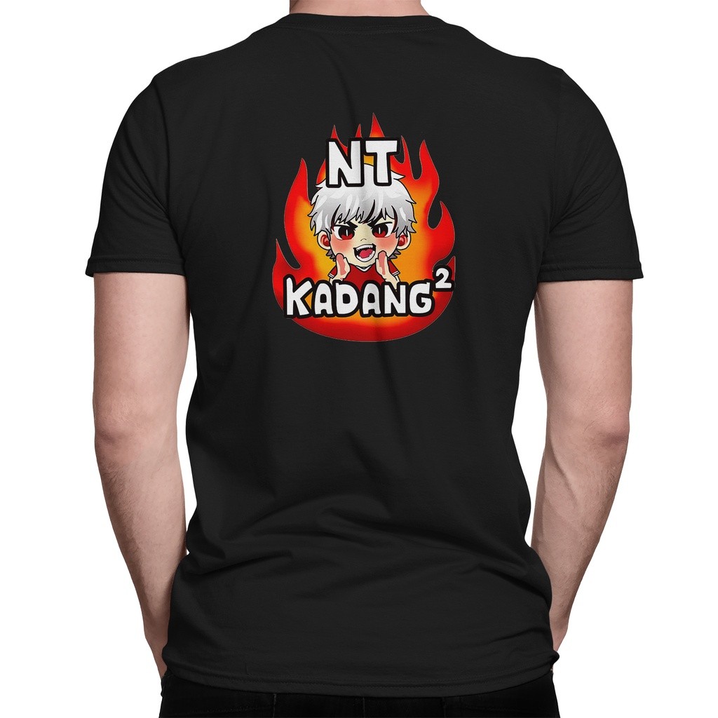 Kaos EMOTE NT KADANG2 Mobile Legends Emot Ente Kadang2 ML MLBB Legends Lengan Pendek Hitam Combed 30