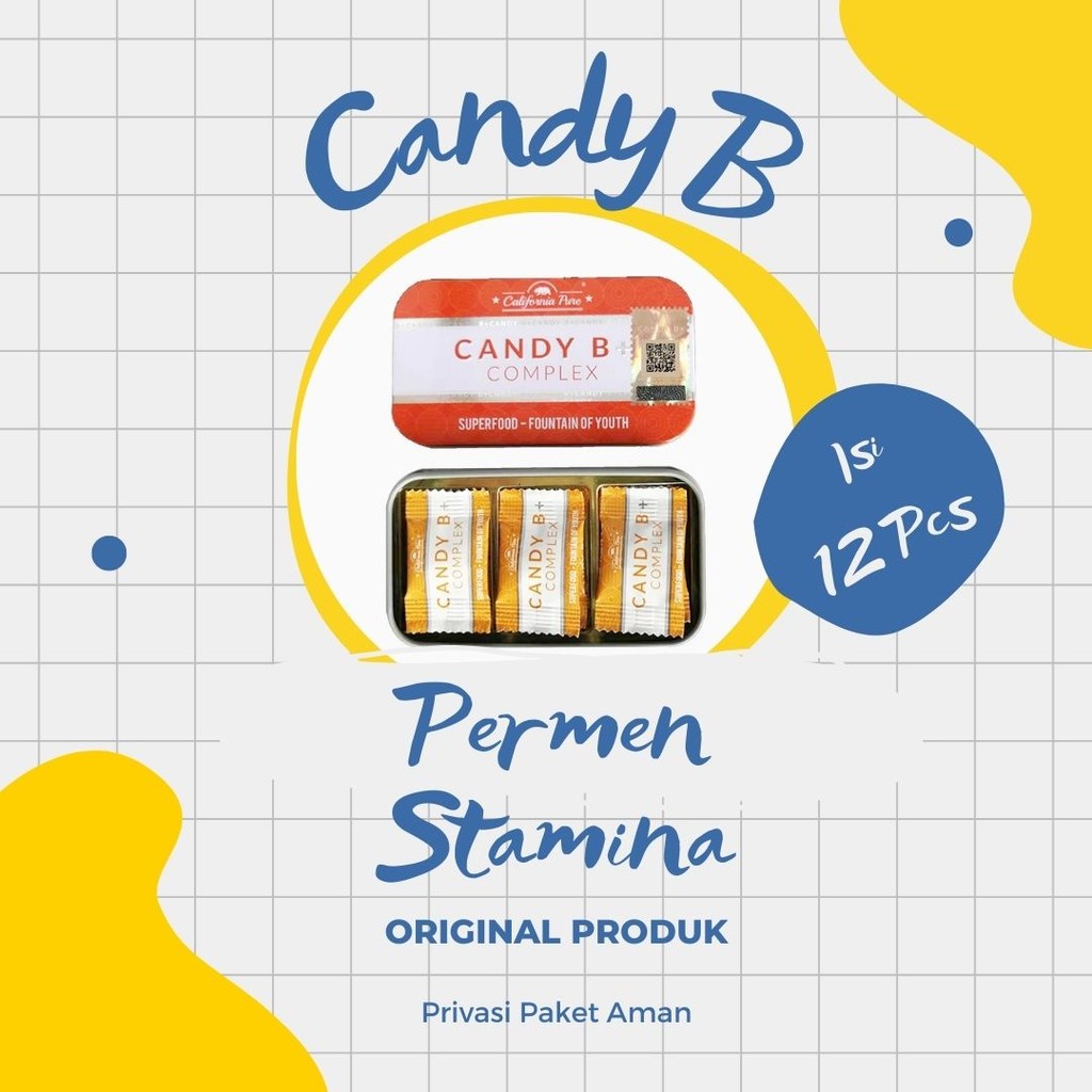 

PERMEN KESEHATAN CANDY ORIGINAL ISI 12 PCS