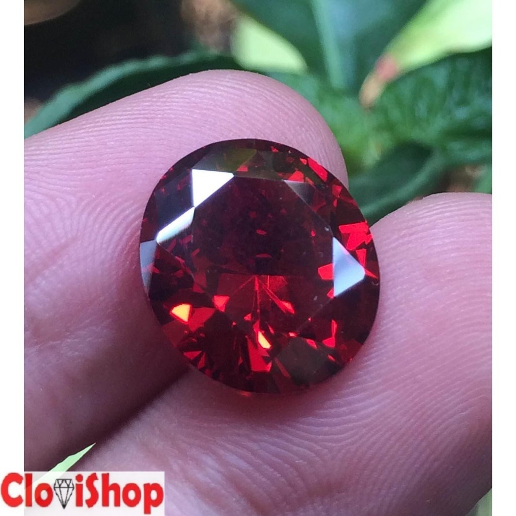 Batu Permata Pyrope Garnet Big HQ