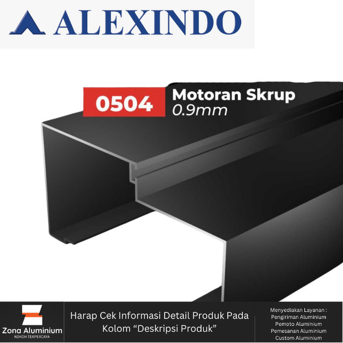 Aluminium ALEXINDO  0504 Kusen Pintu 3 Inch