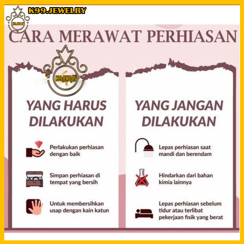 Anting Giwang Emas Muda 24K Kadar 17,8 Model Tusuk Bulat Polos Free Surat Dan Dompet