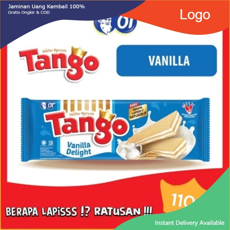 

Grosir Tango Vanilla 110g / wafer tango Harga grosir 110 gr