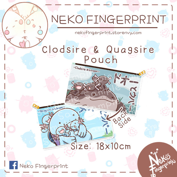 

[New]Promo Clodsire & Quagsire Pouch