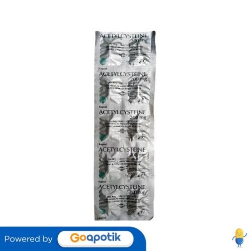Acetylcysteine Etercon 200 Mg Strip 10 Kapsul